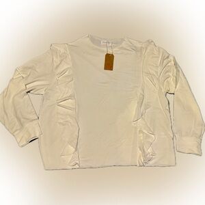 NWT ⭐️ Stripe & Stare ⭐️ Women’s White shirt ⭐️ Size Medium